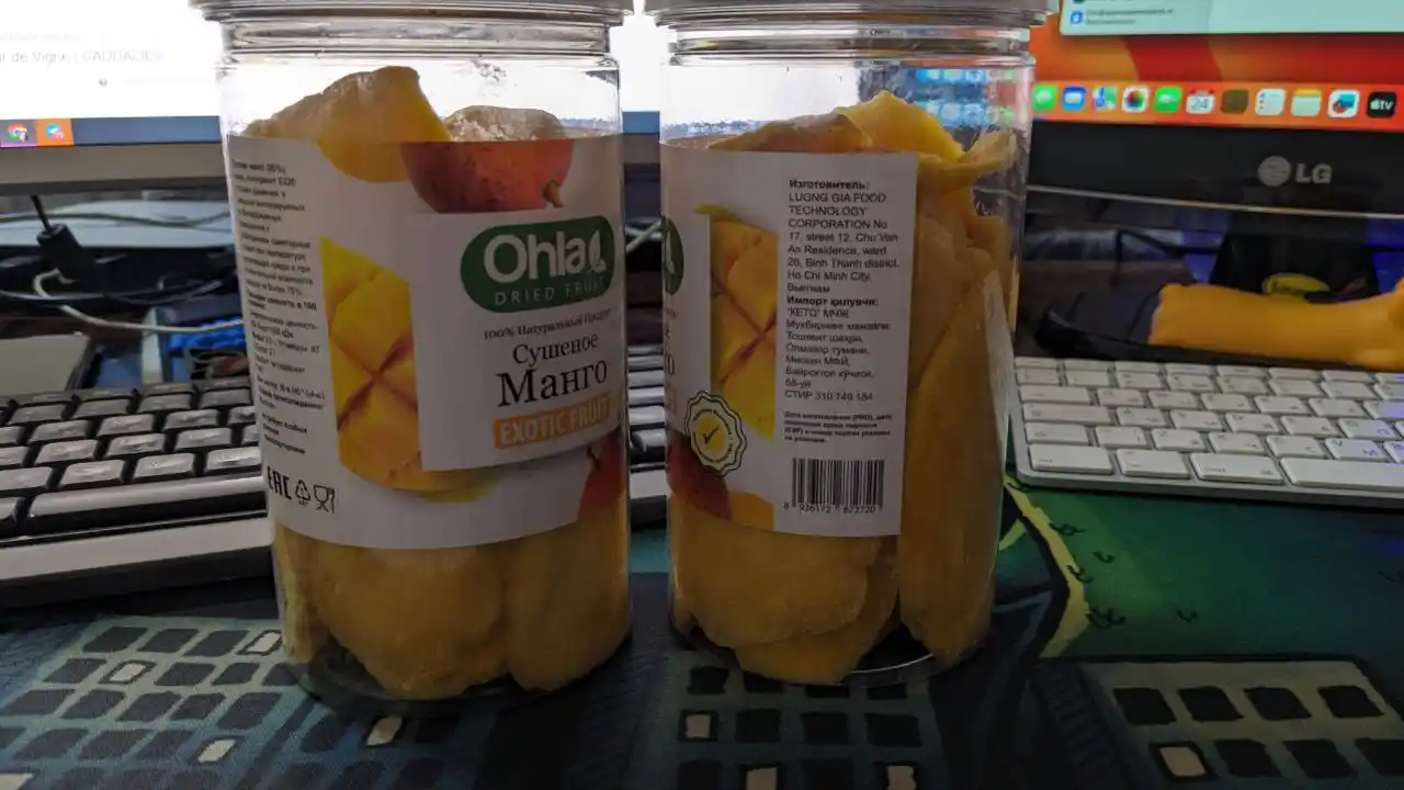 Mango quritilgan OHLA degidrogenlangan, 400 g