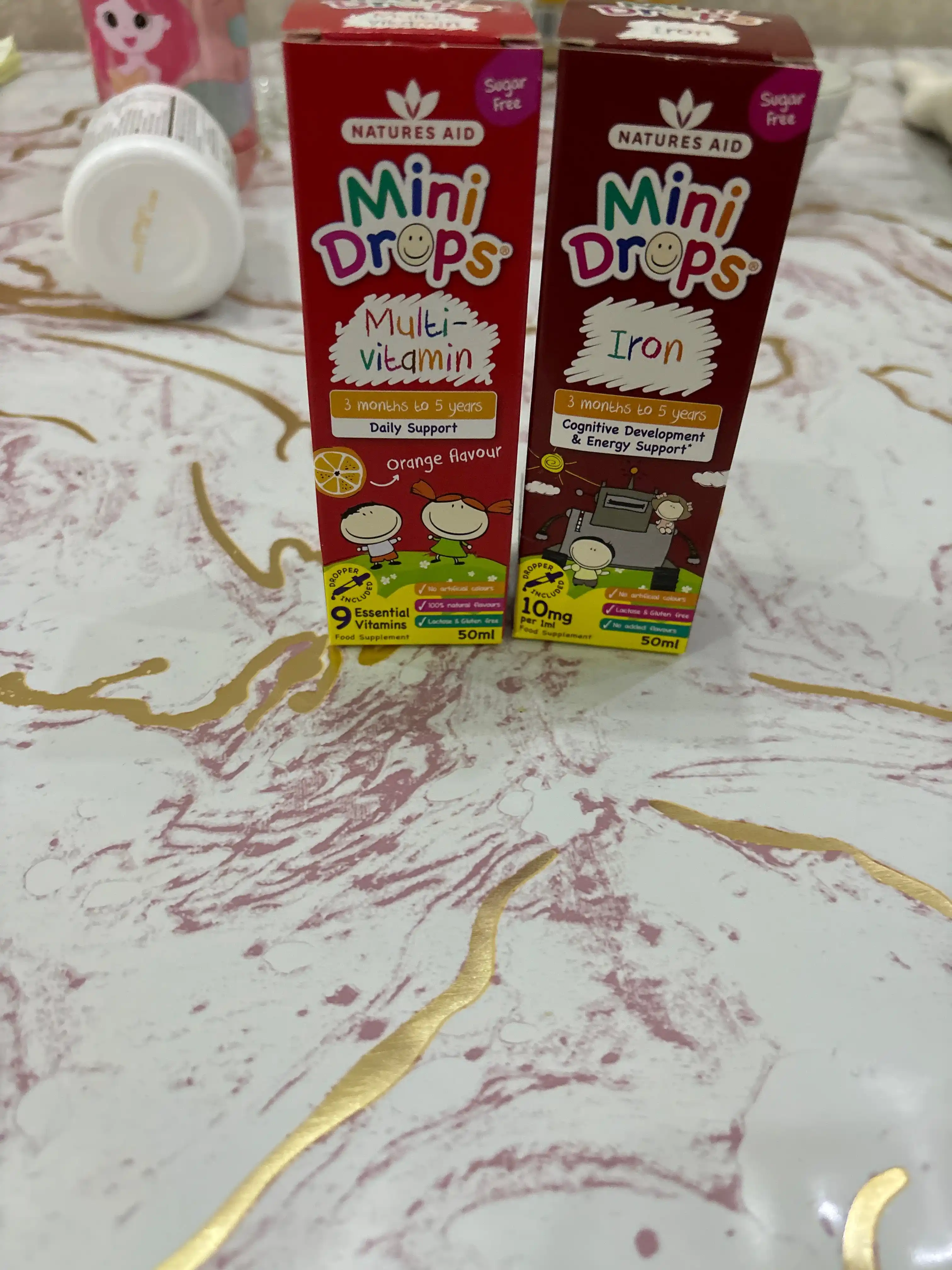 Мультивитаминный комплекс для детей Natures Aid Mini Drops, 50 мл