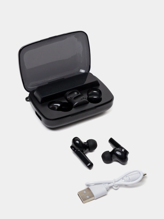 Simsiz quloqchinlar М10- PRO, М30-PRO, М29-PRO, М19-PRO, powerbank keysi va displey bilan