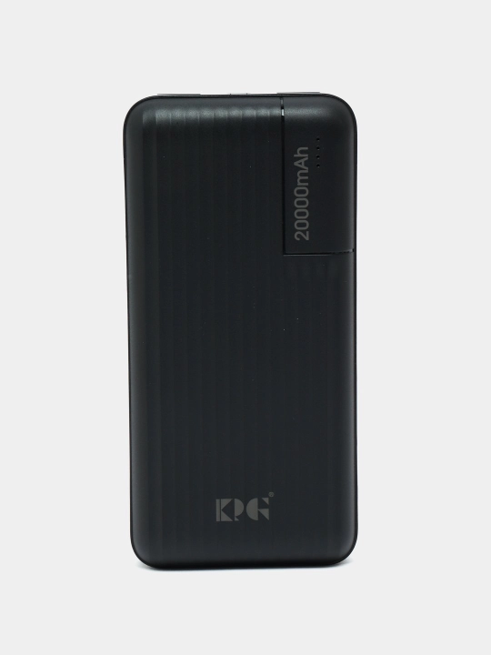 Tashki akkumulyator Power Bank KP KP-24, 20000 mA/soat, qora