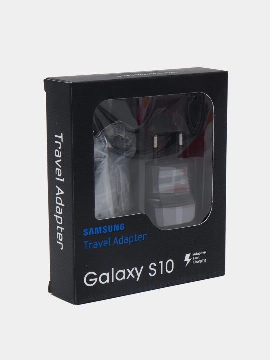 Zaryadchik adapter Samsung Charger S10 Plus uchun, micro-USB Fast Charging