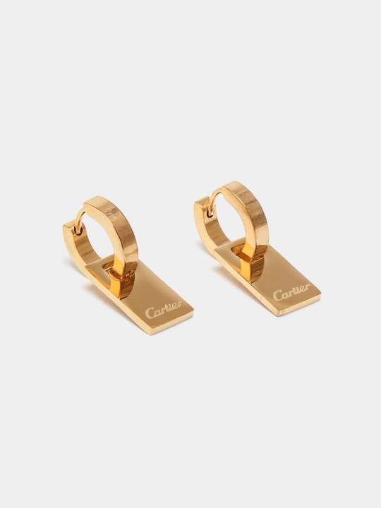 Серьги Stainless Steel, из нержавеющая стали, украшения для девушек и женщин