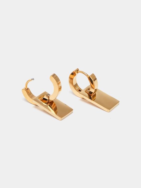 Серьги Stainless Steel, из нержавеющая стали, украшения для девушек и женщин