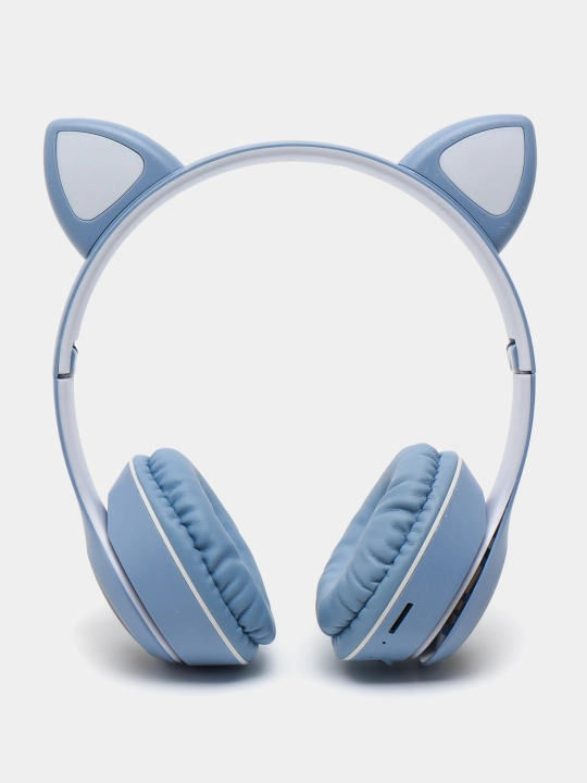 Simsiz quloqchin Cat Ear, yonadigan mushuk quloqlari bilan, Bluetooth