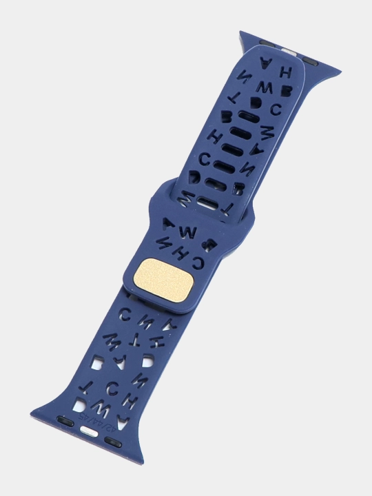 Ремешок силиконовый для Apple Watch  4, 5, 6, 7, 8, SE и Ultra, 40, 42, 44, 45, 49 мм