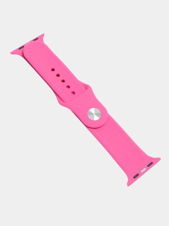 Ремешок силиконовый для Apple Watch  4, 5, 6, 7, 8, SE и Ultra, 40, 42, 44, 45, 49 мм