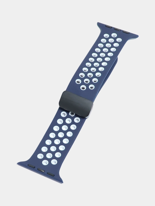 Ремешок силиконовый для Apple Watch  4, 5, 6, 7, 8, SE и Ultra, 40, 42, 44, 45, 49 мм