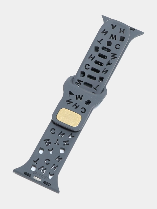 Ремешок силиконовый для Apple Watch  4, 5, 6, 7, 8, SE и Ultra, 40, 42, 44, 45, 49 мм