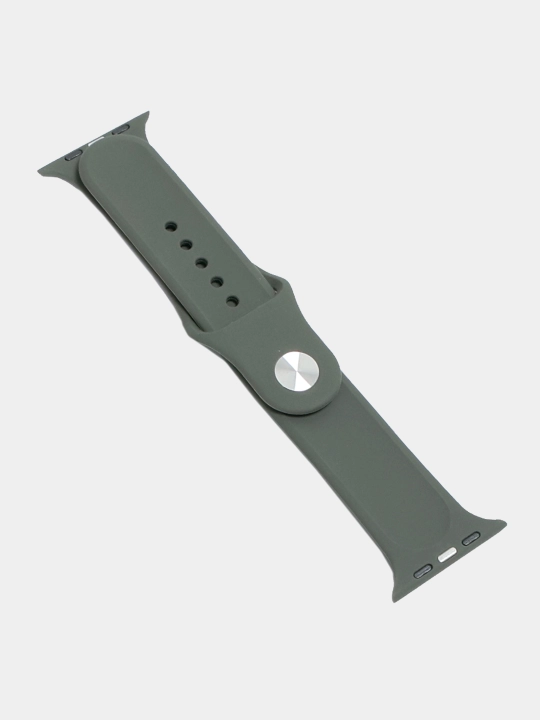 Ремешок силиконовый для Apple Watch  4, 5, 6, 7, 8, SE и Ultra, 40, 42, 44, 45, 49 мм