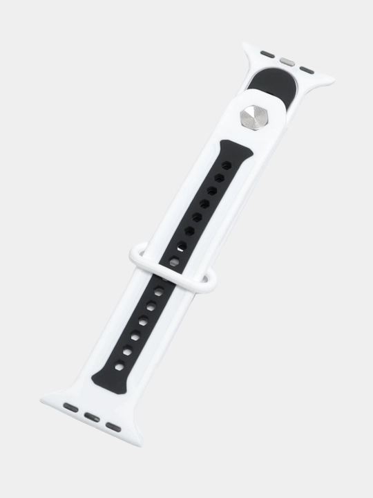 Ремешок силиконовый для Apple Watch  4, 5, 6, 7, 8, SE и Ultra, 40, 42, 44, 45, 49 мм