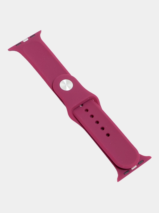 Ремешок силиконовый для Apple Watch  4, 5, 6, 7, 8, SE и Ultra, 40, 42, 44, 45, 49 мм