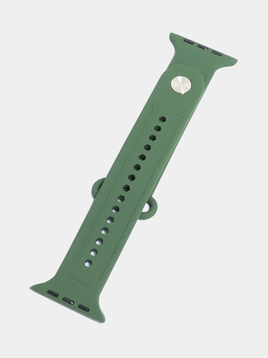 Ремешок силиконовый для Apple Watch  4, 5, 6, 7, 8, SE и Ultra, 40, 42, 44, 45, 49 мм