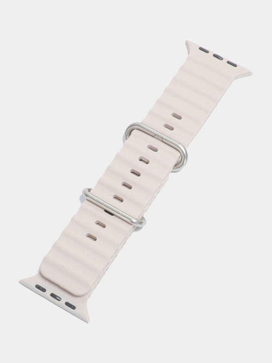Ремешок силиконовый для Apple Watch  4, 5, 6, 7, 8, SE и Ultra, 40, 42, 44, 45, 49 мм