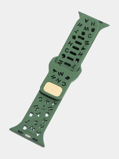 Ремешок силиконовый для Apple Watch  4, 5, 6, 7, 8, SE и Ultra, 40, 42, 44, 45, 49 мм