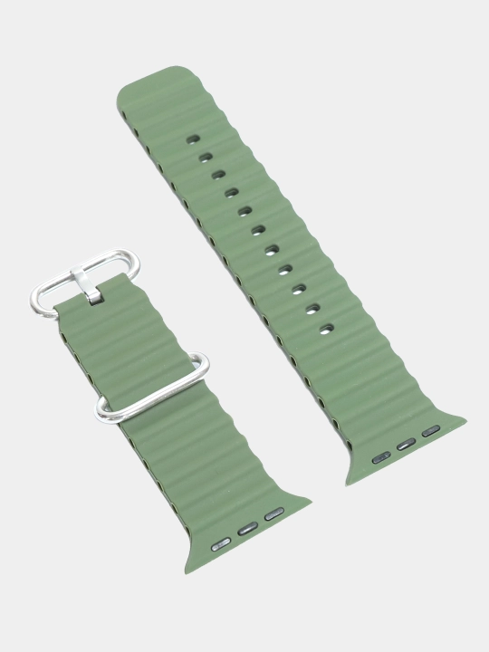 Ремешок силиконовый для Apple Watch  4, 5, 6, 7, 8, SE и Ultra, 40, 42, 44, 45, 49 мм - 