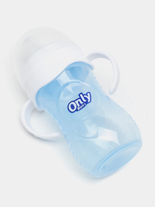 Детская бутылочка с ручками для кормления и воды Only Baby, 125 мл, 260 мл, 330 мл - 