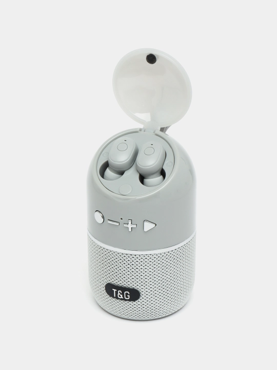 Simsiz quloqchinlar T&G TG805, Bluetooth mini kolonka, TWS, 2 tasi 1 da