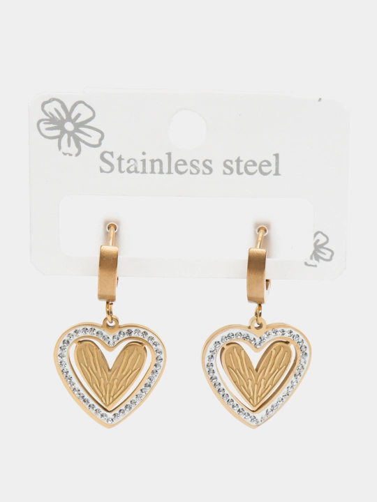 Серьги Stainless Steel , из нержавеющая стали , украшения для девушек и женщин - 