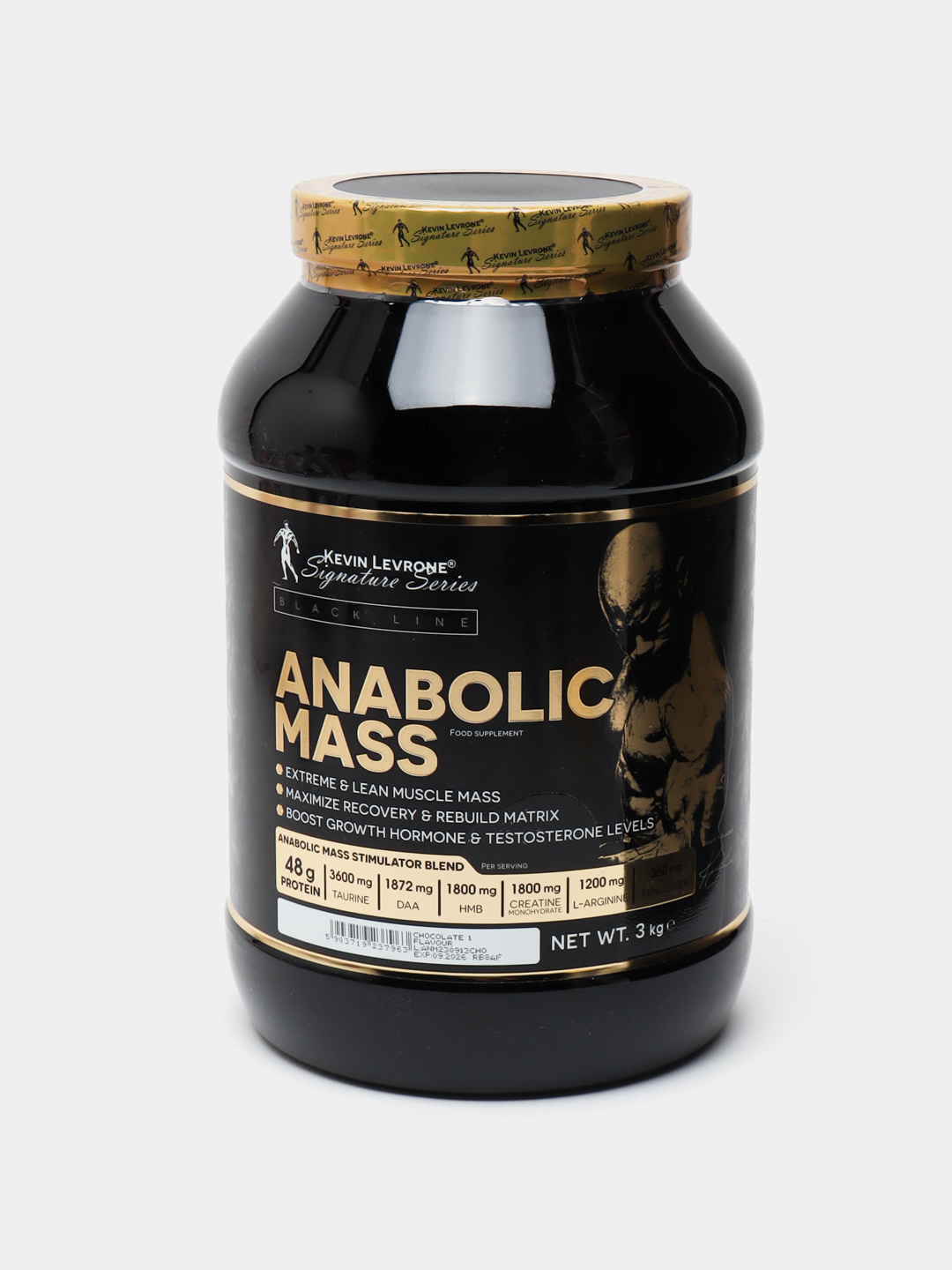 Гейнер для набора веса, Kevin Levrone Anabolic Mass Gainer, 3 кг купить ...