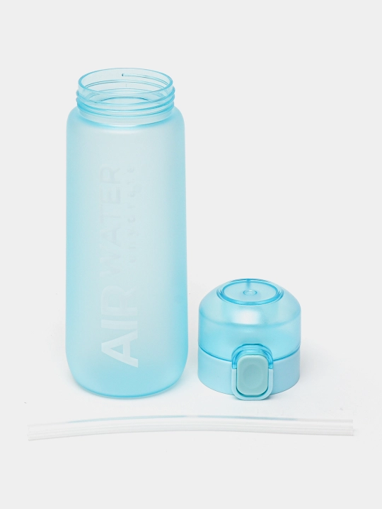 Бутылка для воды "Air Water", со вкусовой капсулой лимон, с трубочкой, 750 мл