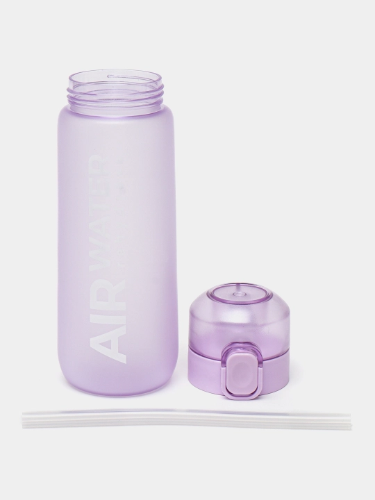 Бутылка для воды "Air Water", со вкусовой капсулой лимон, с трубочкой, 750 мл