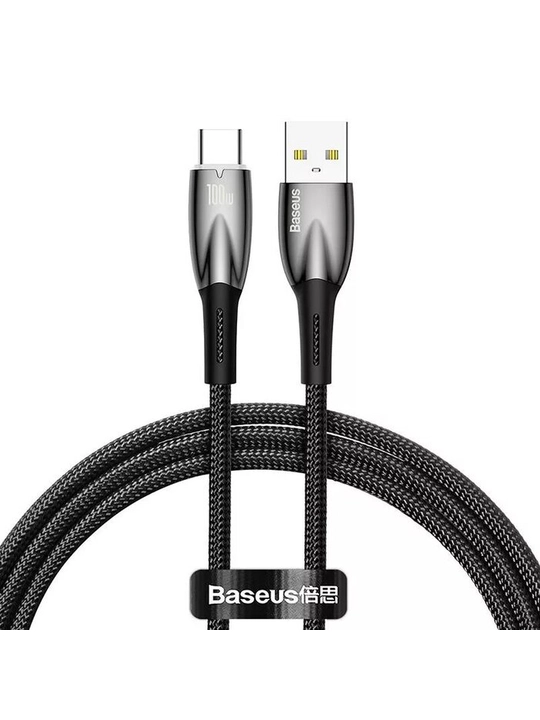 Кабель Baseus Glimmer Series Fast Charging Data Cable 100 W USB to Type-C