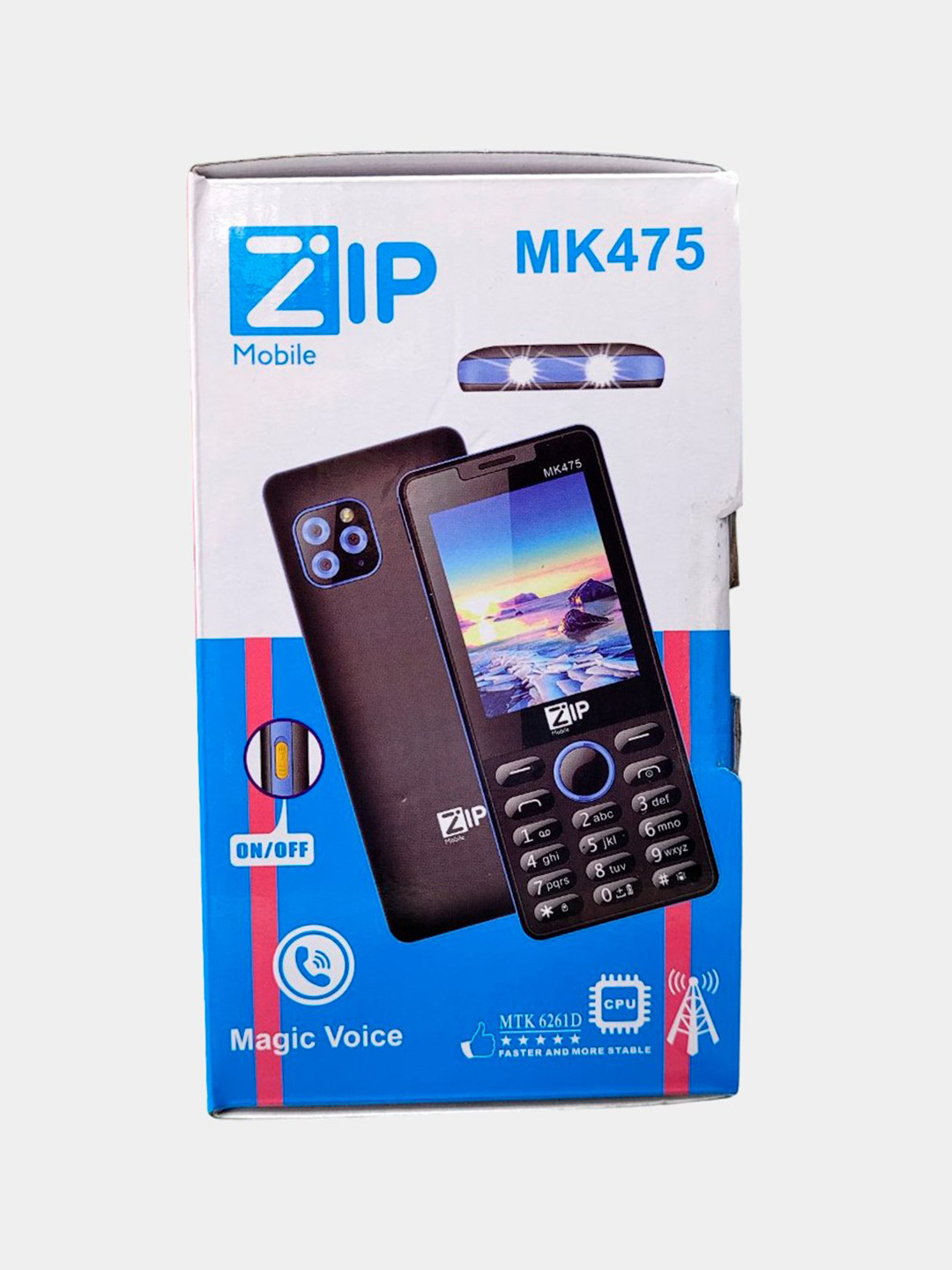 ZIP MOBILE MK475 большой экран и большие буквы подходят для пожилых людей  купить по низким ценам в интернет-магазине Uzum (1055098)