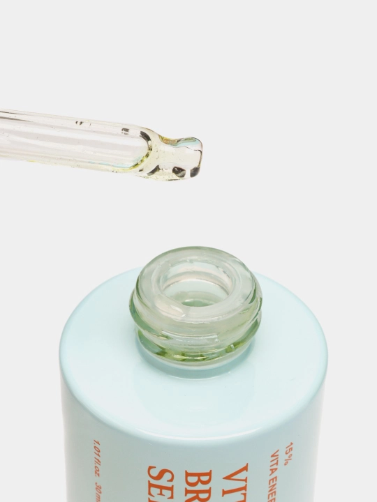 Yorituvchi zardob, S vitamini va peptidlar bilan Skin&Lab, Vitamin C Brightening Serum