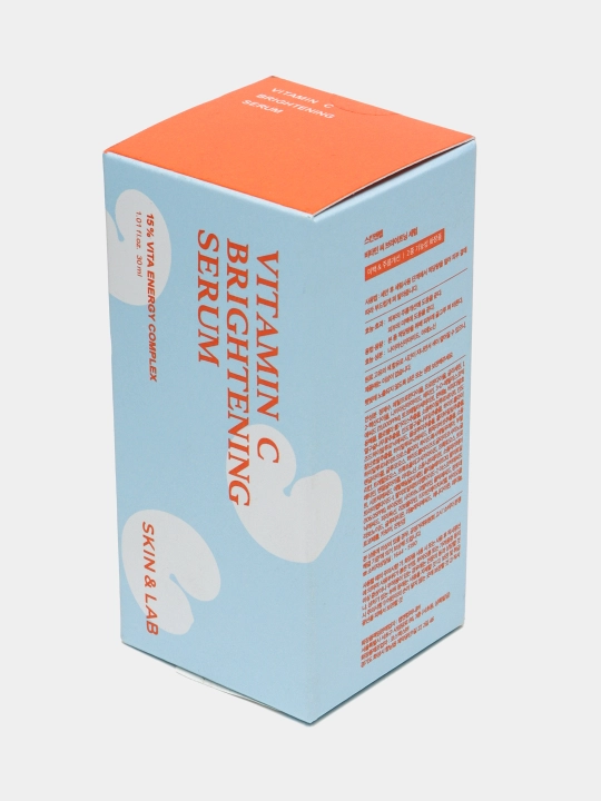 Yorituvchi zardob, S vitamini va peptidlar bilan Skin&Lab, Vitamin C Brightening Serum