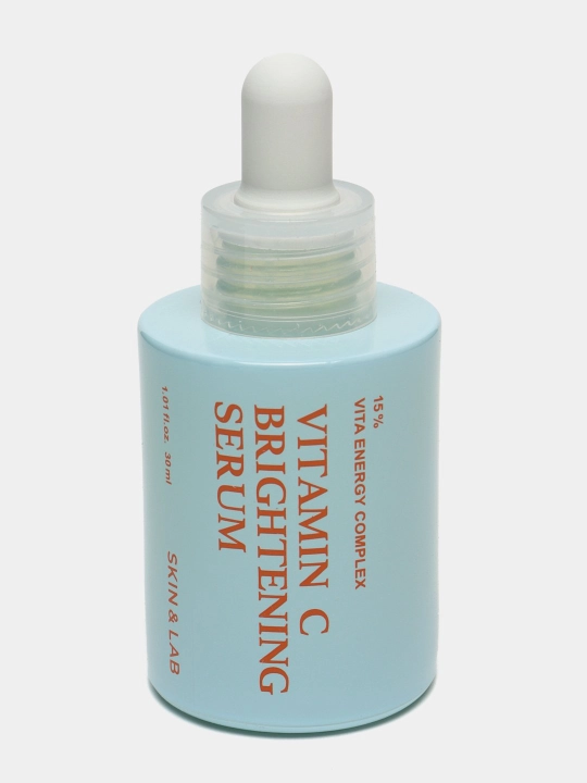 Yorituvchi zardob, S vitamini va peptidlar bilan Skin&Lab, Vitamin C Brightening Serum