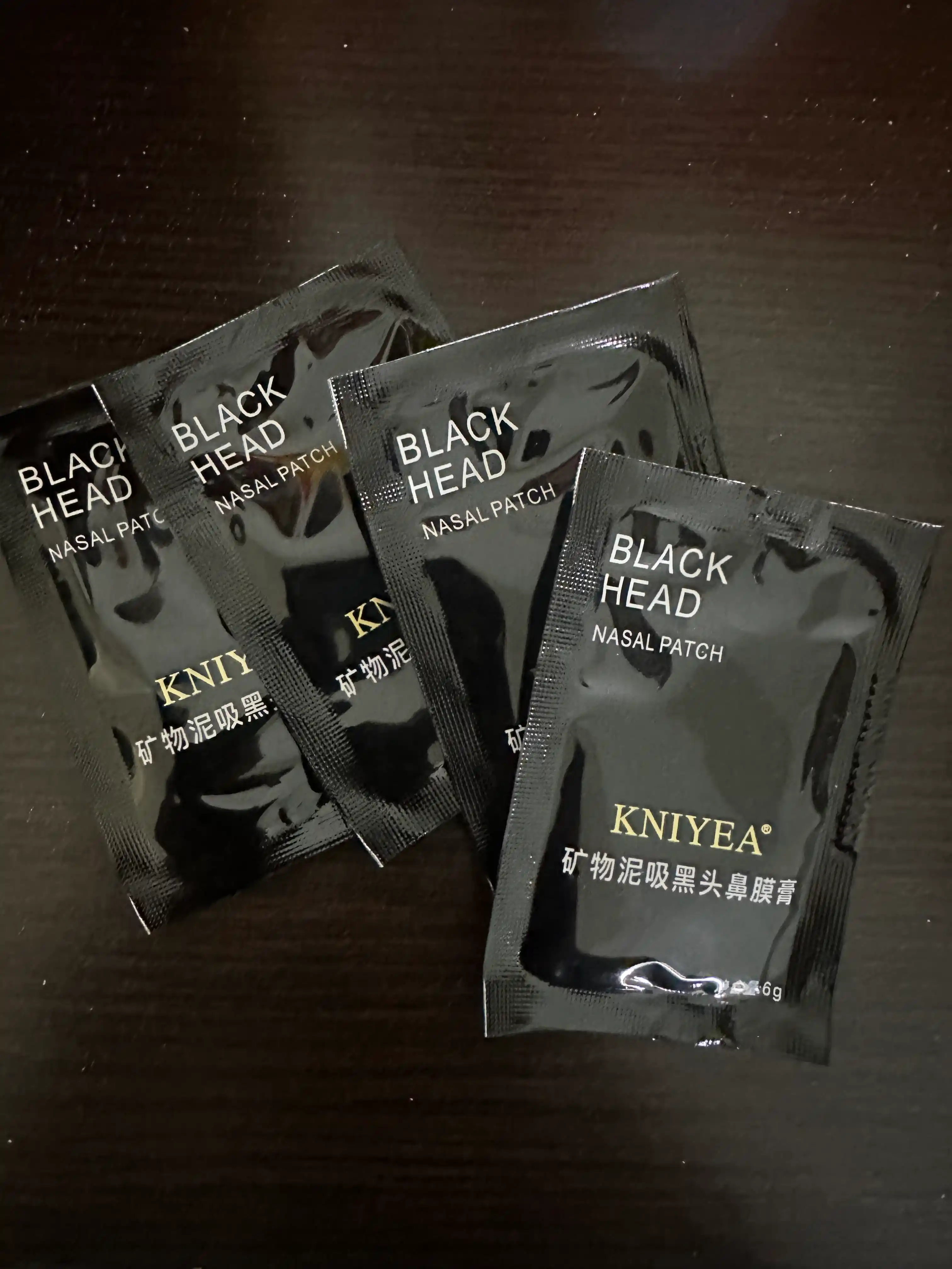 Маска для лица Kniyea Black Head, угольная, от черных точек 6 г, 5 шт