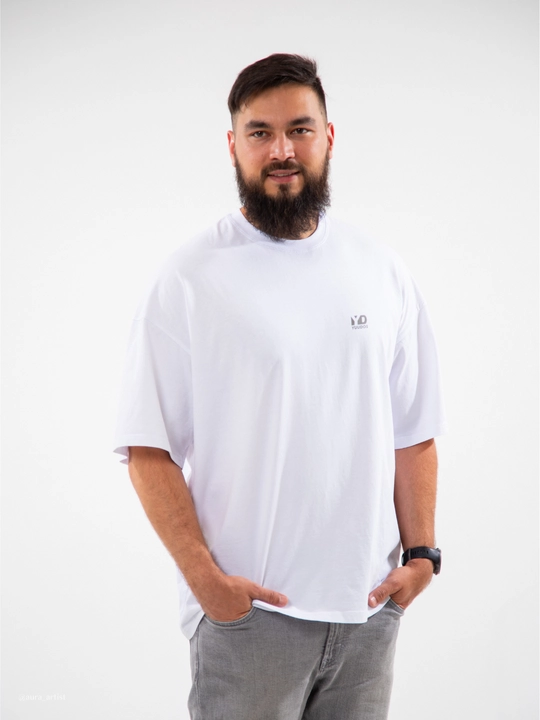 Oversize futbolka ayollar va erkaklar uchun / paxta / print YUUDOS