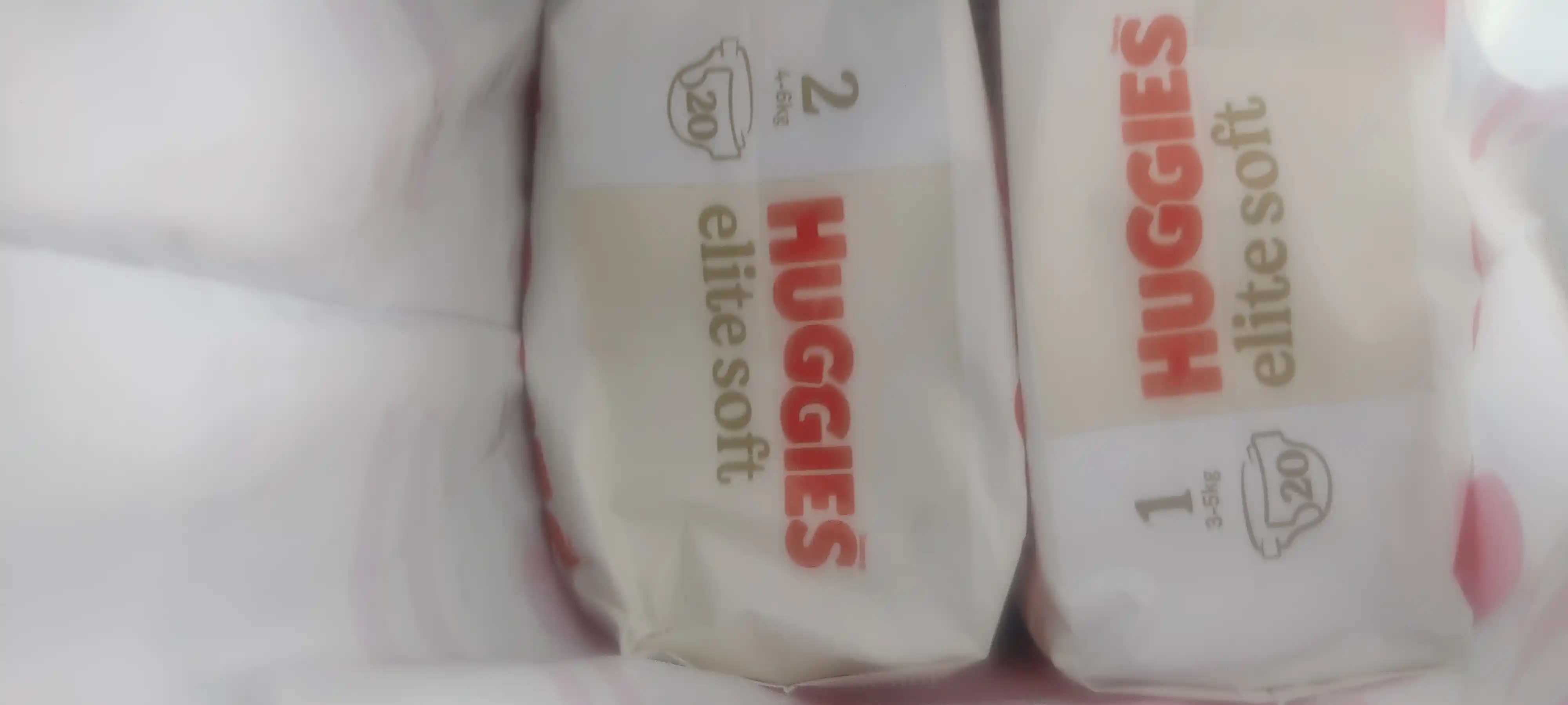 Подгузники Huggies Elite Soft для новорожденных 4-6 кг, 2 размер, 20 шт