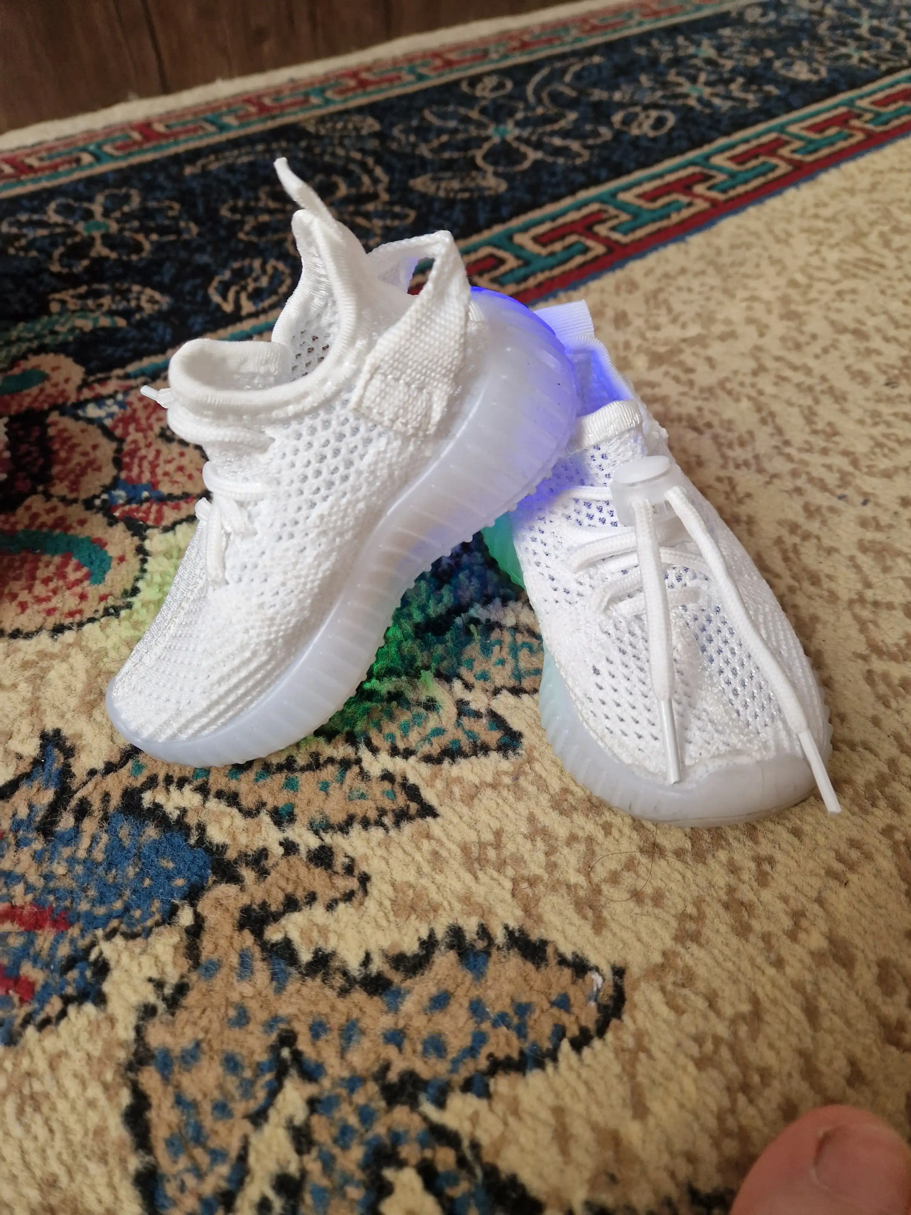 Кроссовки детские, текстильные, yeezy boost, 21-26