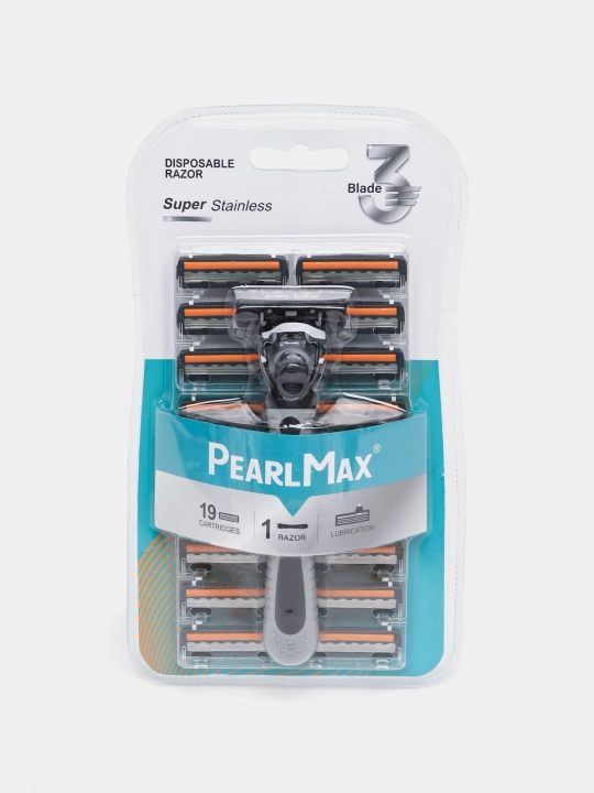 Soqol olish uchun ustara Pearl Max + 19 dona kartridj bilan