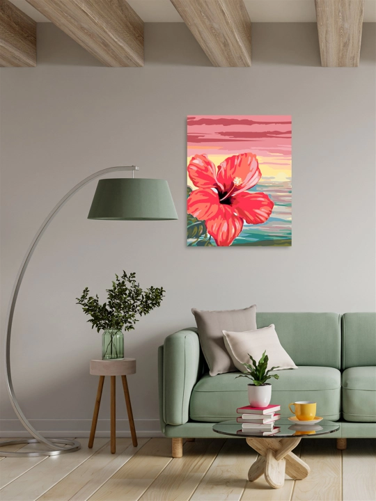 Картина, рисование по номерам ARTERY "Цветы", раскраска на холсте, 40 * 50 см