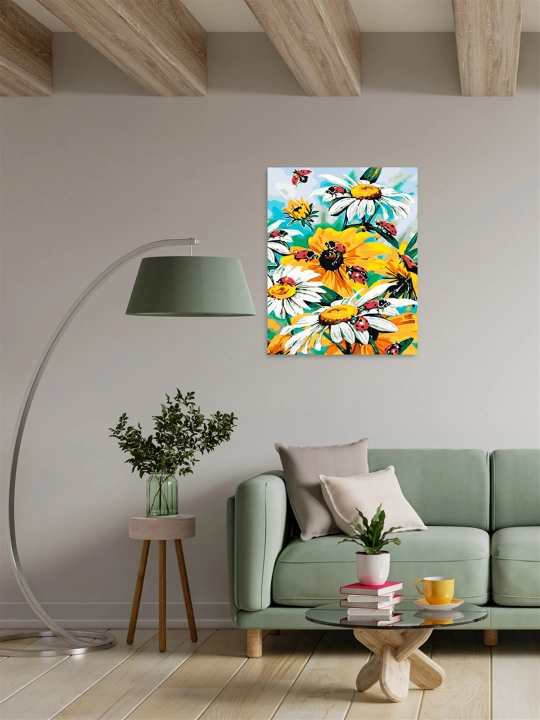 Картина, рисование по номерам ARTERY "Цветы", раскраска на холсте, 40 * 50 см