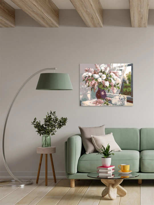 Картина, рисование по номерам ARTERY "Цветы", раскраска на холсте, 40 * 50 см