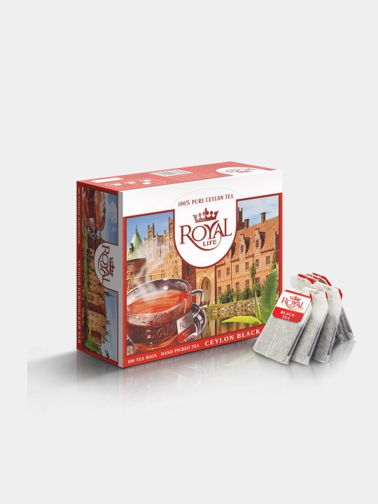 Чай черный Royal Life Grand Ceylon Tea, 300 пакетиков, 450 г - 