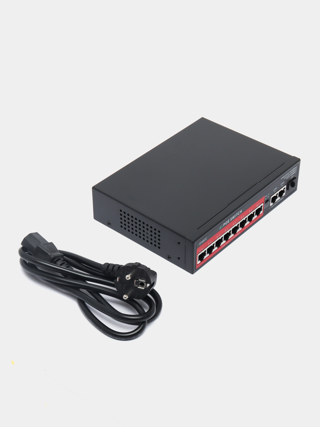 Hub Хаб 8 порта PoE коммутатор 10/100 м 48 В коммутатор ethernet 120 Вт ...