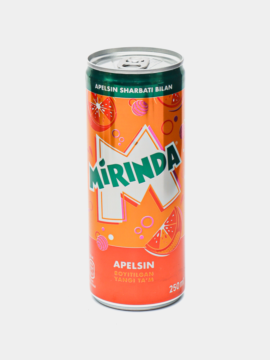 Напиток газированный MIRINDA ORANGE, 250 мл, Can купить по низким ценам ...