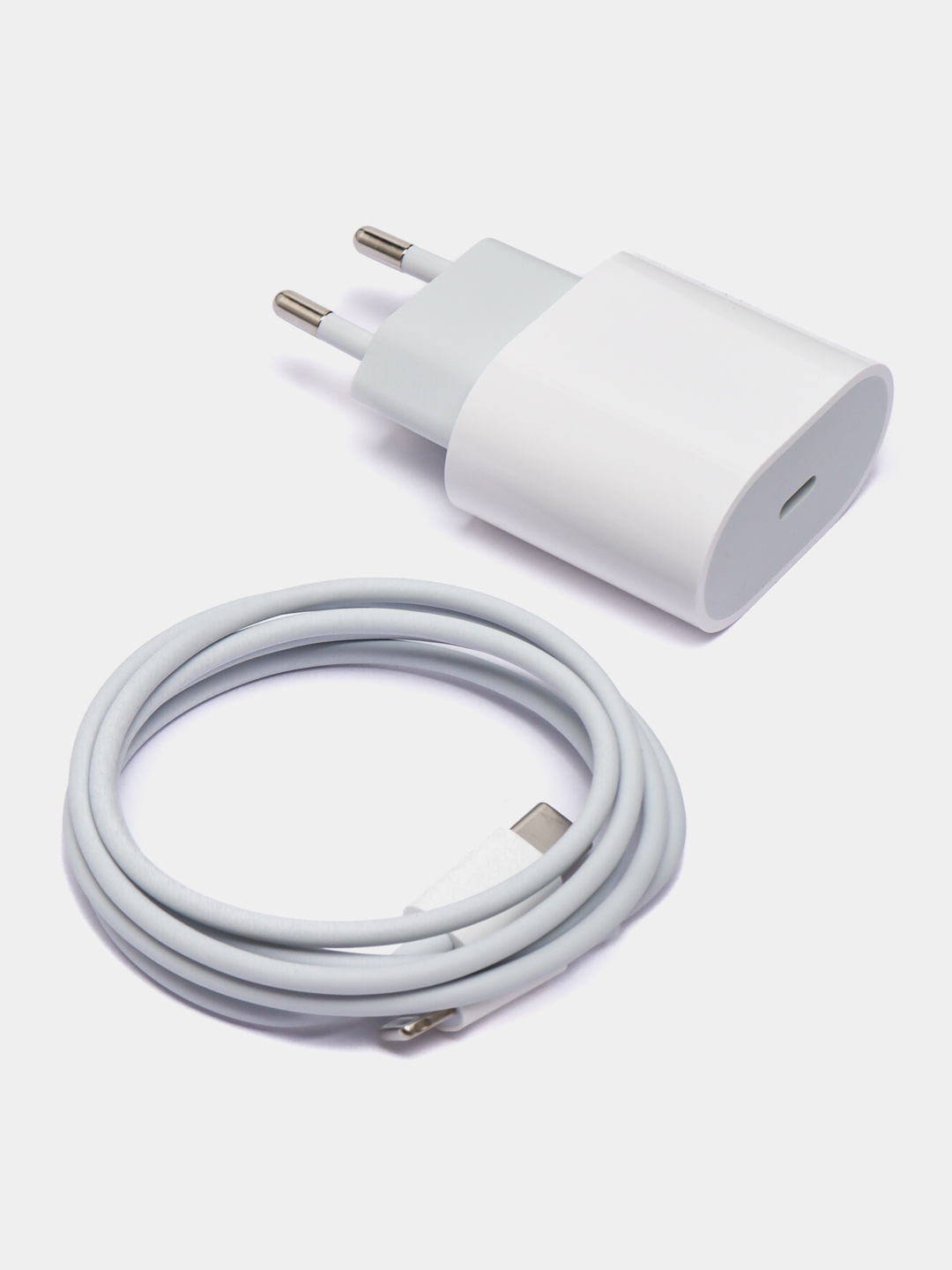 Адаптер питания USB-C, мощность 20 Вт, кабель Lightning, iPhone X, 11 ...
