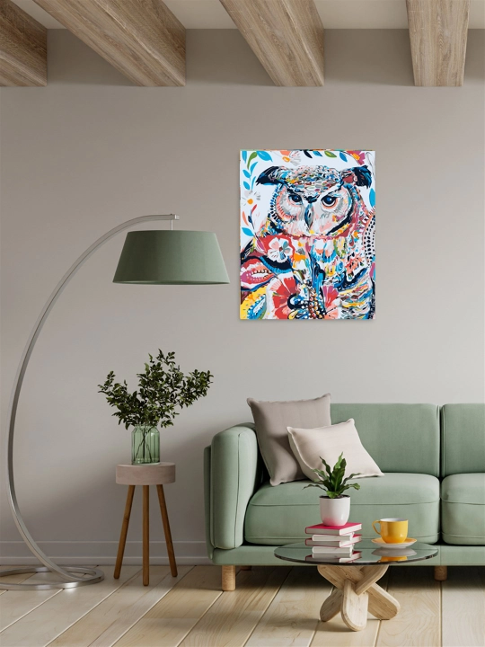 Raqamlar bo'yicha rasm chizish ARTERY Qushlar, holstda chizmachilik, 40 * 50 sm