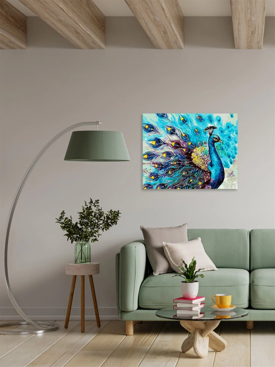 Raqamlar bo'yicha rasm chizish ARTERY Qushlar, holstda chizmachilik, 40 * 50 sm
