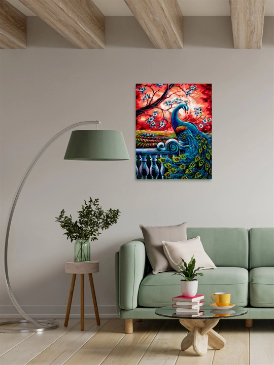 Raqamlar bo'yicha rasm chizish ARTERY Qushlar, holstda chizmachilik, 40 * 50 sm
