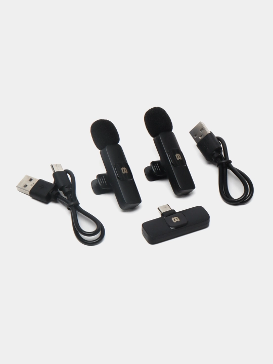 Simsiz mikrofon tizimi PULUZ PU3150B One-Trigger-Two Mini 2.4G