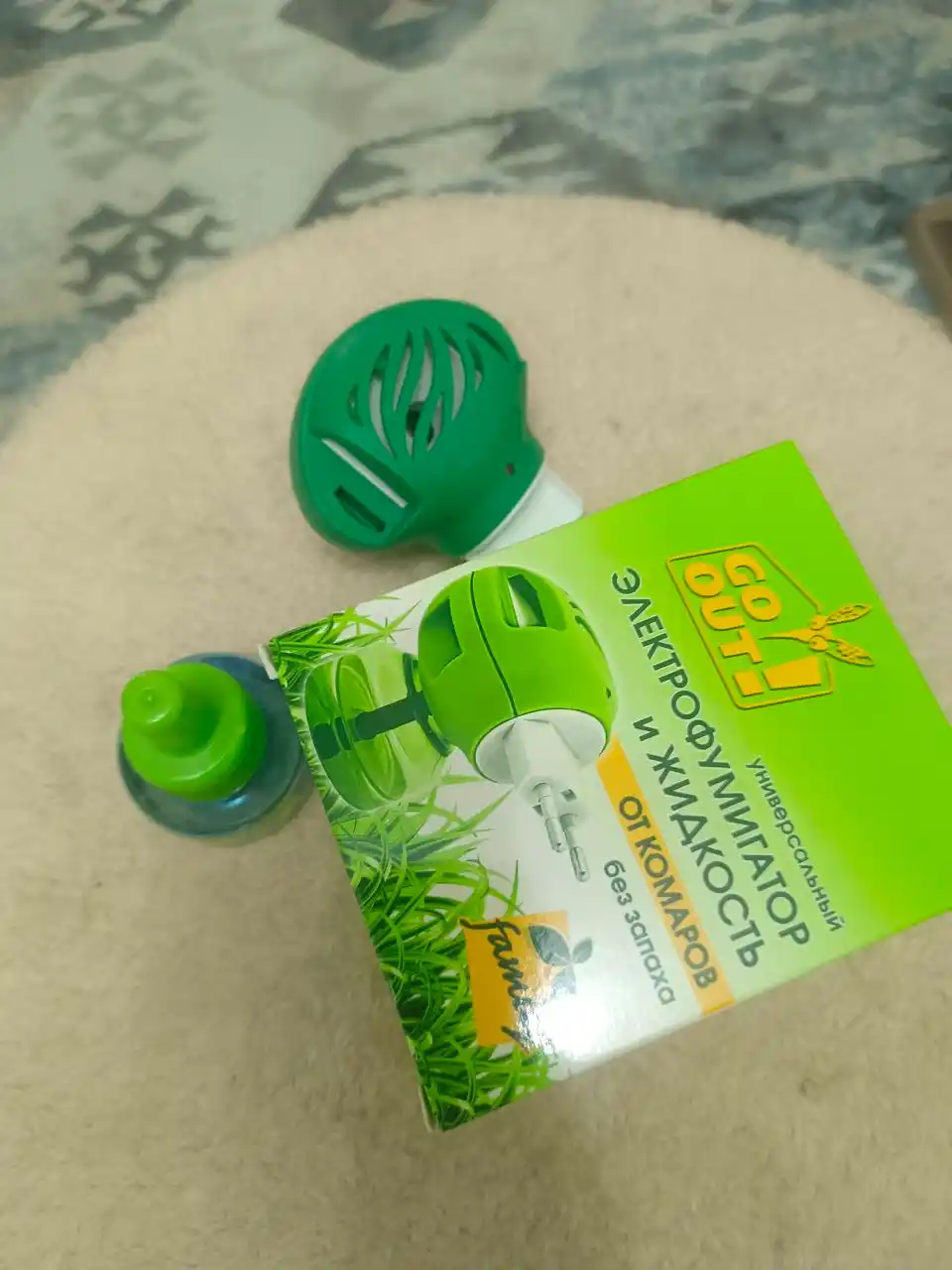 Chivinga qarshi 30 kechalik hidsiz himoya elektrofumigator Go Out