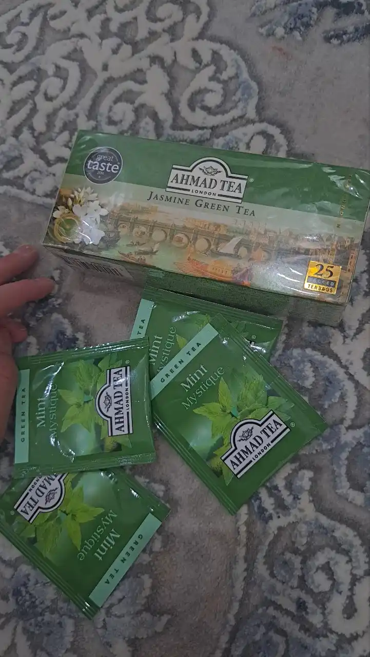 Зелёный чай Ahmad Tea Jasmine Green, 25 х 2 г  (471)