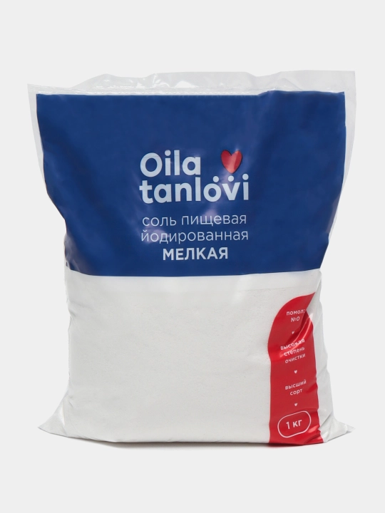 Osh tuzi Oila tanlovi, maydalangan 1 kg