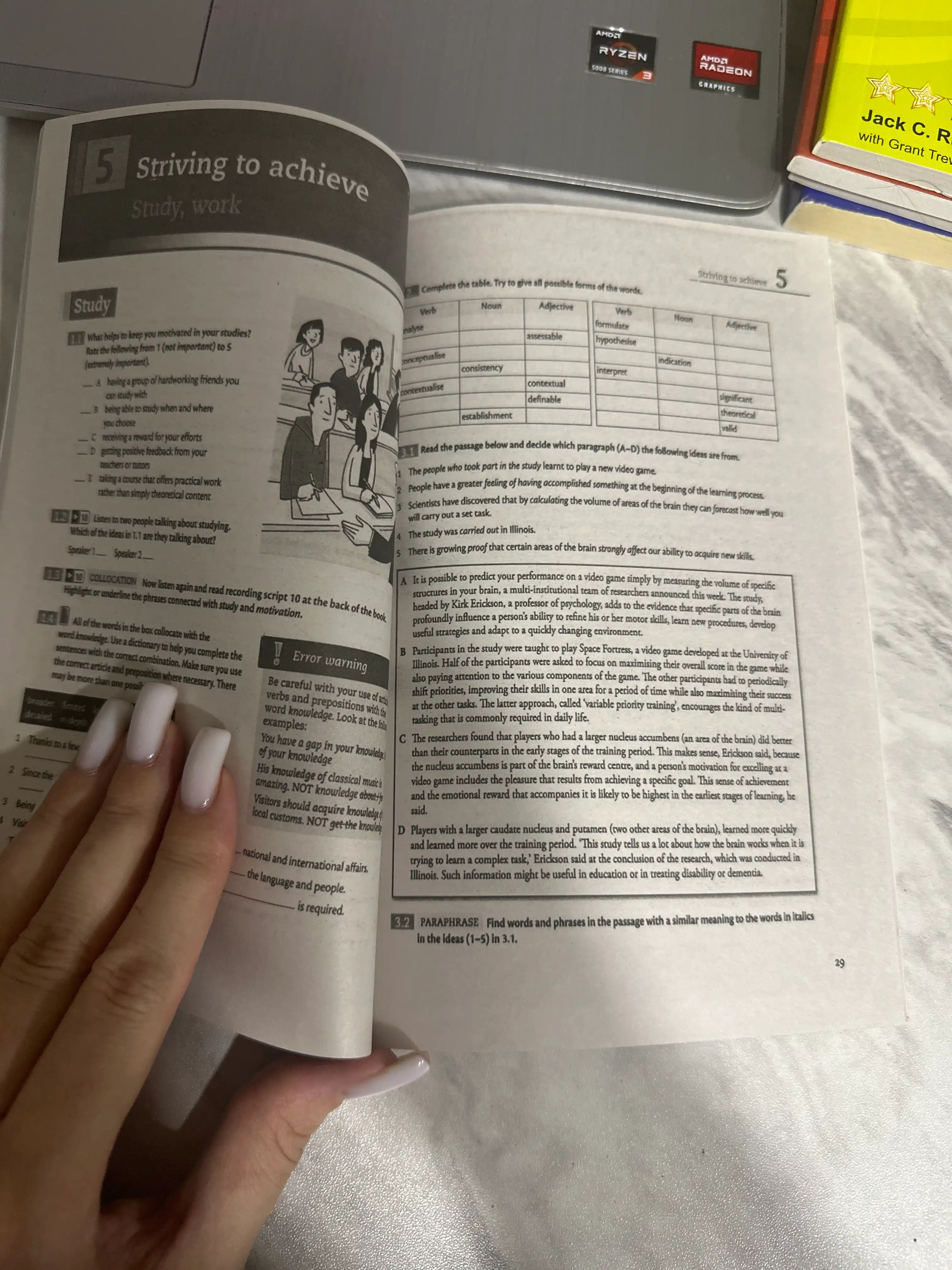 Vocabulary for Ielts Advanced, Self-Study vocabulary practice, Grammar for ielts
